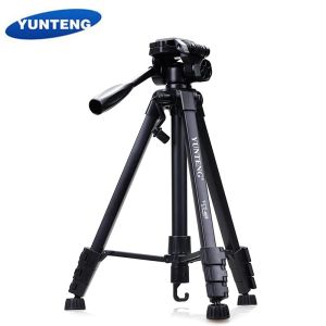 Monopods Yunteng 668 Professionele aluminium tripodcamera -accessoires staan met Pan Head voor Canon Nikon Sony SLR DSLR Digital Camera