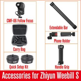 Monopods Zhiyun Weebill S Accessoires Draagtas Tas Follow Focus Telefoonhouder Snelle installatie Uitbreiding Monopod Handgreep voor Weebill S