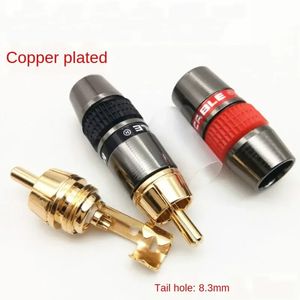 Monster RCA Fever Level Audiosignaalkabel Lotus RCA Plug-In Socket Copper Plated RCA LaDed Connection