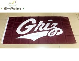 Montana Grizzlies et Lady Griz Flag 3 * 5ft (90cm * 150cm) Polyester Flag Decoration Decoration Flying Home Garden Flag Fontes Festive Gifts8283599