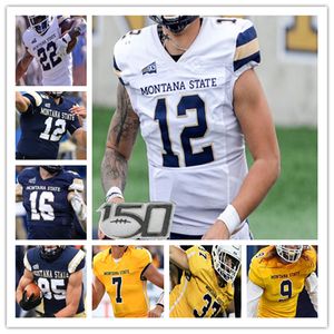 Montana State College Football Maillot Matthew McKay Isaiah Ifanse Lance McCutcheon Tommy Mellott Elijah Elliott Willie Patterson Sumner Treyton Pickering Snell