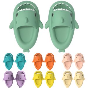 06 Mens vrouwen Shark Summer Home Solid Color Paar Ouders Outdoor Cool indoor huishouden grappige slippers gai