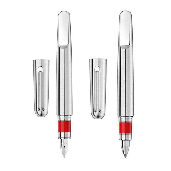 Monte Pen Limited Edition M Series Magnetic Grey et Silver Metal Rollerball Pen Luxury Writing Smoth Office Papeterie