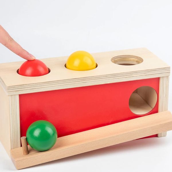 Montessori Baby Toy Wooden Box Box Juego Aprendizaje de Educación Temprana Entrenamiento en preescolar Enseñanza de los niños Juguetes Regalo 240307