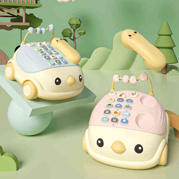 Montessori enfants téléphone portable bébé téléphone portable jouet pour bébés fille garçon 1 an jeu interactif jouet pour enfants 2 à 4 ans G1224