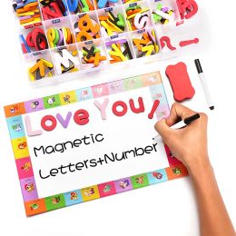 Montessori magnetisch alfabetnummer Set koelkaststickers Early Learning 3D Puzzle Educatieve speelgoed geschenken voor kinderen kinderen