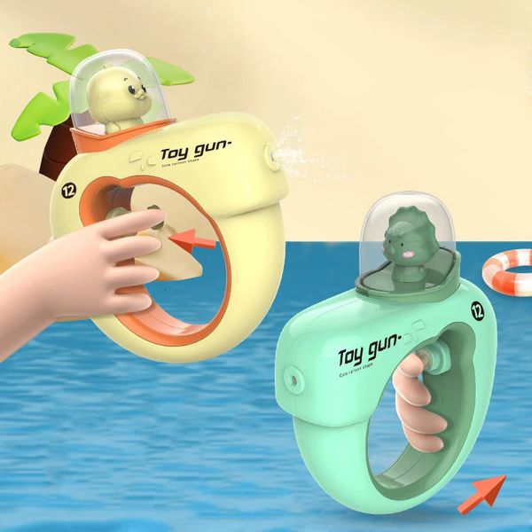 Montessori Summer Water Guns Toys Beach Toys para niños de 2 a 4 años Bath Bath Toys Children Piscina Beach Beach Sand Toy Boy Regalos 240408