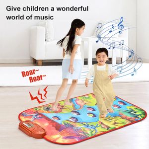 Montessori jouets tapis de danse jouet alimenté par batterie clavier musical tapis de jeu jouet éducatif précoce 9 touches tapis de piano pour les enfants en bas âge 240226