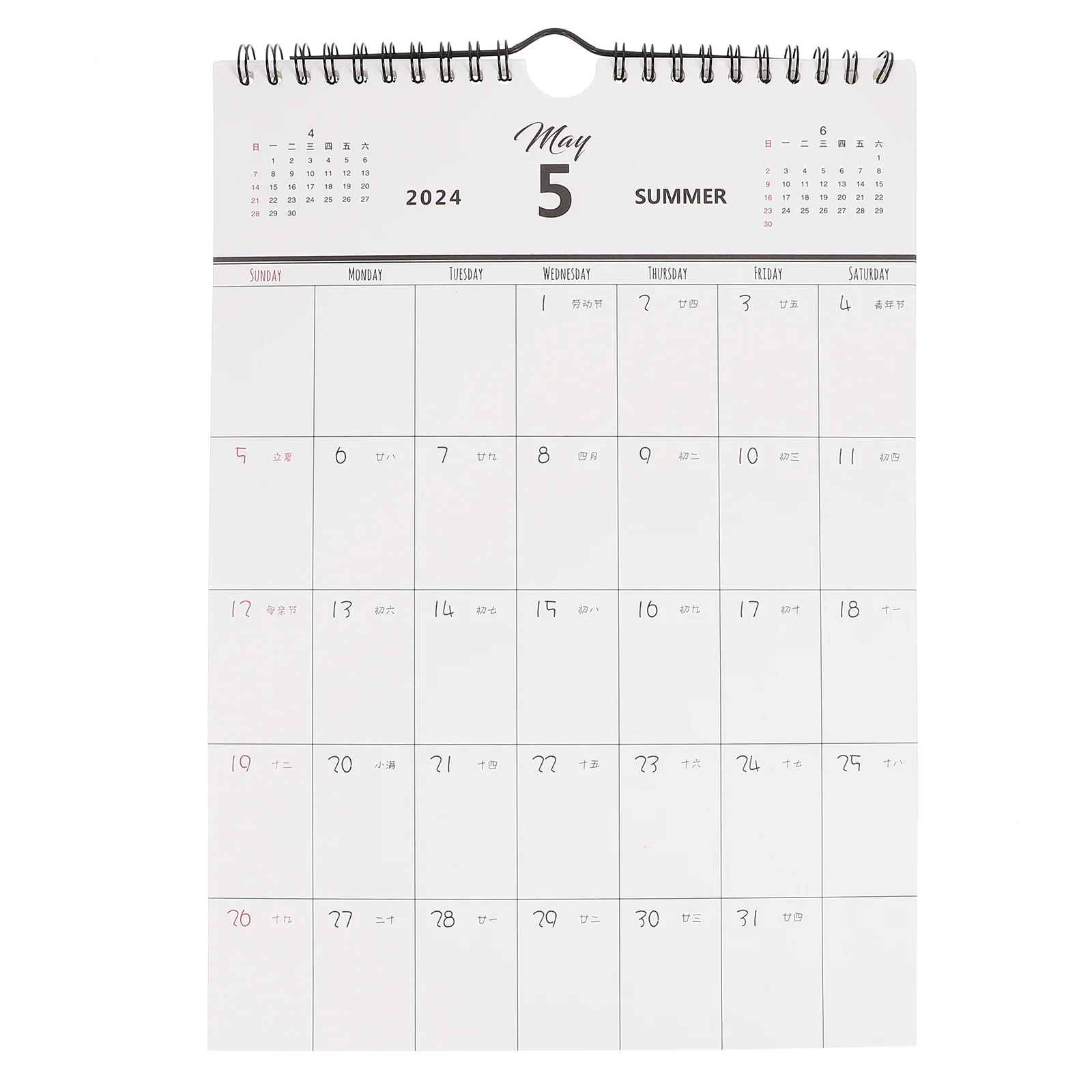 Miesięczny kalendarz ściany domowy domowy ściana domowa codzienne biuro odliczanie roku wisząca pokój spotkanie wakacyjne