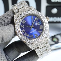 Montre de luxe babysbreath diamanten horloge Relojes 42 mm automatisch mechanisch uurwerk 904L stalen herenhorloges Horloges 07