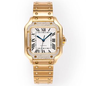 Montre de Luxe Diamond Watch voor dameshorloges 35.1x43,5 mm 9015 Automatische mechanische beweging Polshorloge mode polshorloges Relojes