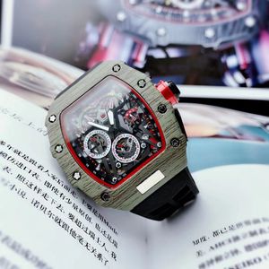 Montre de luxe volautomatisch uurwerk horloge rm5003 lichtgevende wijzerplaatwijzer diep waterdichte roestvrijstalen kast tophorloge