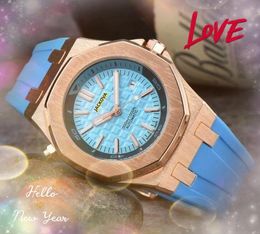 montre de luxe hommes grand cadran montres de luxe en acier inoxydable bracelet en caoutchouc date automatique horloge à quartz de haute qualité tout le crime loisirs mode numérisation tique montre de sport