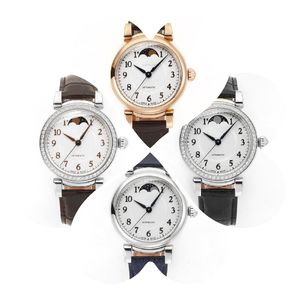 Montre de luxe herenhorloges 36 mm automatisch mechanisch uurwerk stalen kast Fasen van de maan luxe horloge luxe horloges polshorloges