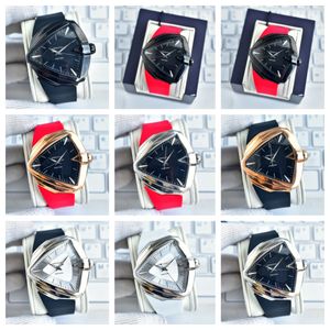 Montre de Luxe Mens Watches 42x12mm Import￩ automatique Mouvement m￩canique Acier Unique Triangular Case Rubber STRAP