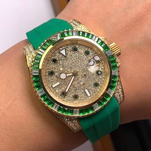 Montre de Luxe Mens horloges automatisch mechanisch horloge 40 mm diamanten ring voor heren polshorloge cadeau fashion klassieke polshorloges