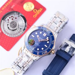 Montre De Luxe herenhorloges polshorloge 42 mm 8800 automatisch mechanisch uurwerk Keramische bezel stalen luxe horloge Horloges Relojes 01