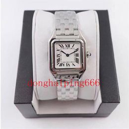 Relojes montre de luxe para mujer, relojes de pulsera de cuarzo de acero inoxidable de alta calidad con chica con diamantes Watch286e
