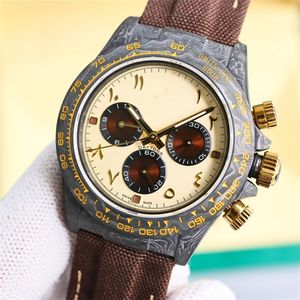 Montre de Luxes Best Luxury Watch Men Watches 40mm 4801 Chronograph Mouvement mécanique Montrewarchs Wristwatch Relojes