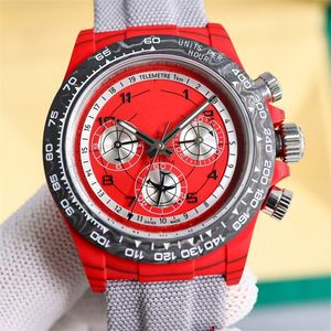 Montre de Luxes Best Luxury Watch Men Watches 40mm 4801 Chronograph Mouvement mécanique 904L