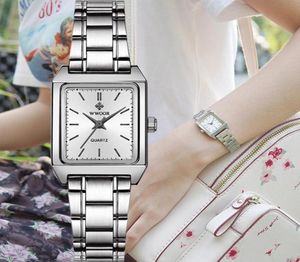 Montre Femme Wwoor Brand Luxury Womens Watches Rectangle Fashion Rectange Small Woman Dress de cuarzo Damas Pulseras Muñeco de pulsera 2202121740629