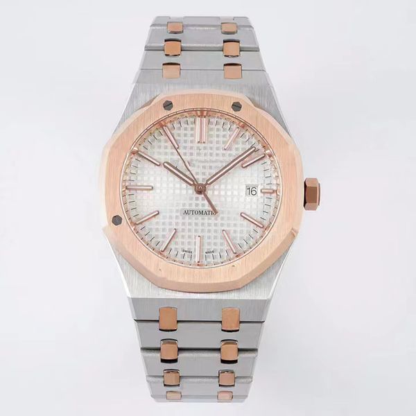 Montre Luxe Luxe 15400 41mm Montres Designer Watch Watch de haute qualité Audemar Menswatch Audemar Dial Mouvement automatique Mouvement imperméable Sapphire Orologi AAA Watch