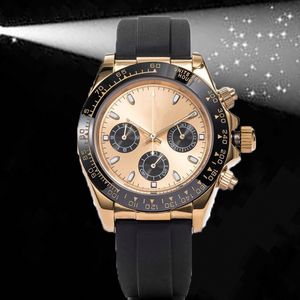 Montre Luxe Femme Luxe Horloge Designer Gold Man Automatisch Mechanisch Dag Tona Saffier 40MM Roestvrij Staal Hemelsblauwe Wijzerplaat Reloj