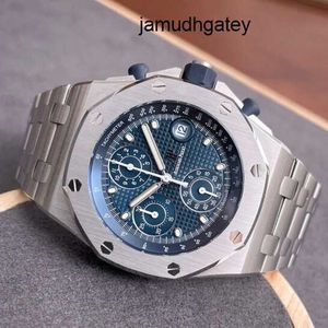 Montre Mouvement Montres AP Montre Royal Oak Offshore Série 26238ST Précision Acier Cadran Bleu Hommes Mode Loisirs Affaires Sports Machines Montre de Temps