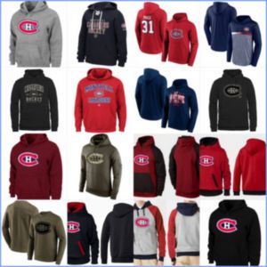 Montreal''canadiens''hoodie Mannen Vrouwen Jeugd 2024 Salute to Service Therma Performance Pullover Custom Hockey Top Hoodies