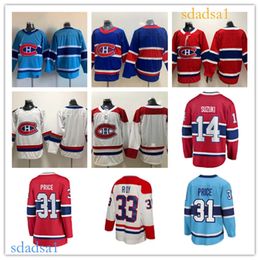 Montreal Custom Canadiens Hockey Jerseys 30 Cayden Primeau 89 Joshua Roy 58 David Savard 47 Jayden Struble 14 Nick Suzuki 36 Colin White 72 Arber Xhek