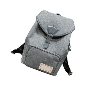 Montsouris Rugzaktassen Luxe Designer Rugzakken Heren Rugzakken Tas Reizen Casual Totes Dubbele schoudertas Mode Outdoor Sportief Heren Zwart Leren rugzak