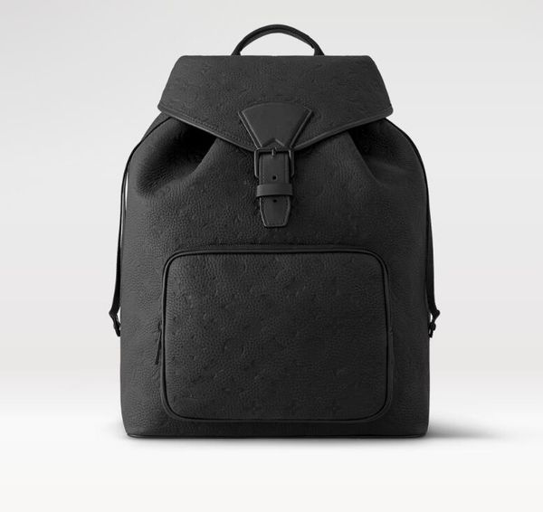 Montsouris sac à dos style 7A en cuir véritable hommes sac à dos en cuir gaufré Designer hommes sacs à dos cartables de luxe sac d'école pour homme sacs pour ordinateur portable sac de voyage