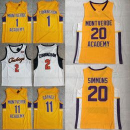 Montverde Academy High School Basketball Jersey 1 Cade Cunningham 11 Scottie Barnes 20 Ben Simmons Jerseys Custom tout nom