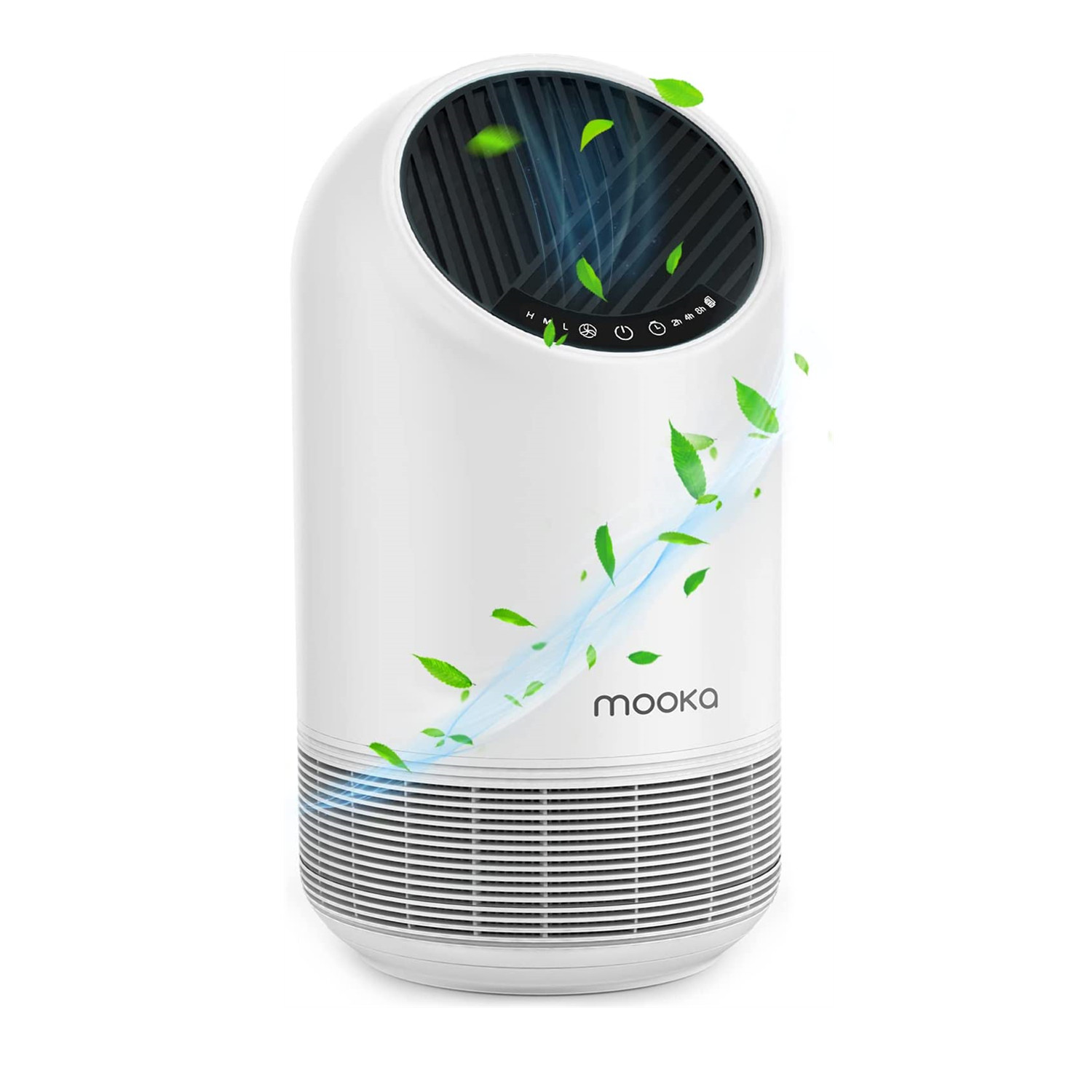 Mooka Air Purifiers H13 HEPA voor grote kamer 880ft² voor huisdieren Verwijder 99,97% allergieën stof rookvorm, luchtreiniger voor slaapkamerkantoor keuken woonkamer
