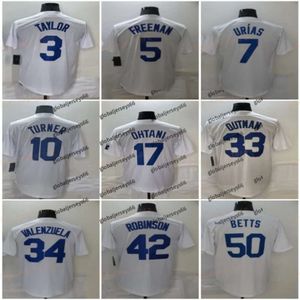 Mookie Betts honkbalshirt 17 Shohei Ohtani Kike Hernandez James Outman Freddie Freeman Gavin Lux Clayton Kershaw Walker Buehler Max Muncy