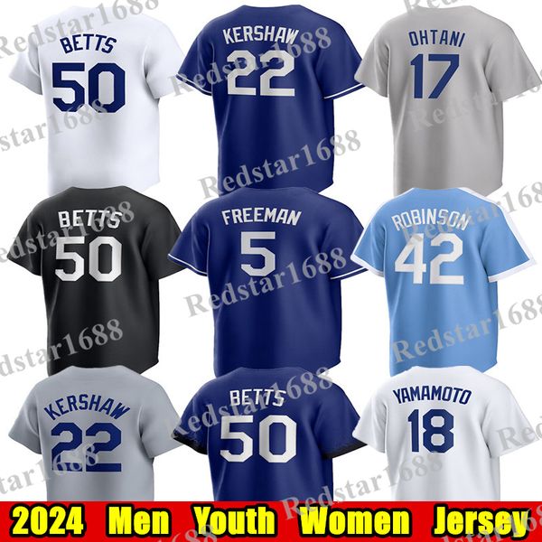 Mookie Betts Baseball Jersey Shohei Ohtani Clayton Kershaw Freddie Freeman Joe Kelly Will Smith Enrique Hernandez Muncy Yoshinobu Yamamoto City Connect Jerseys