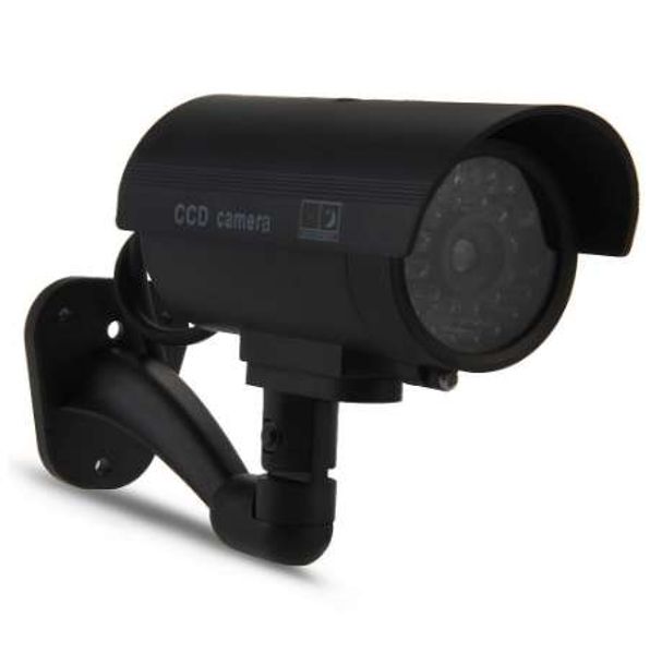Caméra de surveillance factice MOOL avec caméra de sécurité CCTV à LED IR