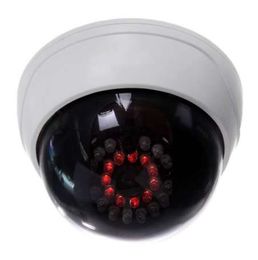 Mool Indoor CCTV Fake Dummy Dome Security Camera met IR-LED's White