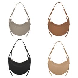 Moon Bag Black Brown Luxurys Sacs Designer Bourse Numero Dix Mode Bolse Portable Durable Soft Femmes Sac Multi Couleur Grande Capacité E4