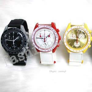 Moon Heren Designer Horloge voor Vrouw Air King Biokeramische Beweging Horloges Keramische Planeet Montre Limited Edition Master Horloges Quarz Mannen HORLOGE