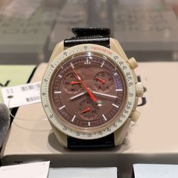 Moon herenhorloge designer horloge voor dames Air King Biokeramische uurwerkhorloges luxe keramiek Planet Montre Limited Edition Master Horloges Quarz heren HORLOGE AAA
