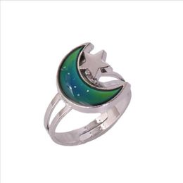 Moon Mood Ring Color Adjustable Couleur à la température de votre sang273p6277969