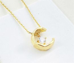 Moon ketting ster ketting diamant gingham ananas water ijs maan ketting maan sterren mode alles c