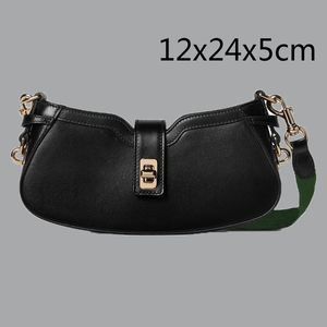 Moon Side onderarm schoudertassen messenger crossbody winkelen hobo handtassen tas flip dames handtas portemonnee echte lederen portemonnee verstelbare riem