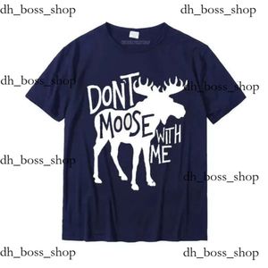 Moose Knuckels T-shirts voor heren komen niet met me T-shirt-schattig leuk ontwerp cadeau t-shirt modieuze jeugd t-shirt essentie katoenen top casual shirt eland down jas 281