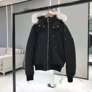 Moose Knuckle Jacket Canda Goose Jackets Hommes de haute qualité Moose Real Fur Winter Mens Ballistic Bomber Parka Vêtements d'extérieur chauds Manteau coupe-vent court 631