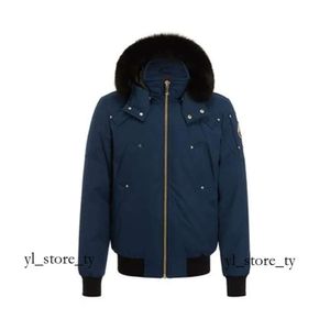 Mooses Knuckle Donsjack Heren Bontkraag Parka Winter Waterdicht White Duck Jas Mantel Mode Mannen en Vrouwen Koppels Mooses Knuckle Jacket White Fox Jassen 8621