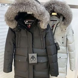 Mooses Knuckle Jacket Veste bombardier en duvet pour homme Fourrure de haute qualité Femme Mooses White Fox Down Woman Fourrure blanche et noire Doudoune en duvet de canard blanc Vestes d'hiver pour hommes 233