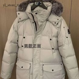 Mooses Knuckle Jacket Veste bombardier en duvet pour homme Fourrure de haute qualité Femme Mooses White Fox Down Woman Fourrure blanche et noire Doudoune en duvet de canard blanc Vestes d'hiver pour hommes 767