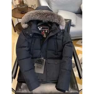 Mooses Knuckle Jacket Veste bombardier en duvet pour homme Fourrure de haute qualité Femme Mooses White Fox Down Woman Fourrure blanche et noire Doudoune en duvet de canard blanc Vestes d'hiver pour hommes 366